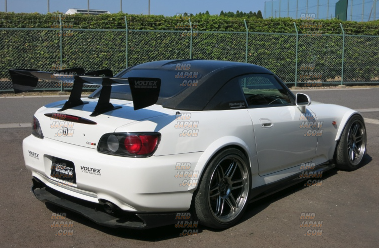 Voltex GT Wing Type 10 Swan Neck 1500X225mm Wet Carbon Type-A End